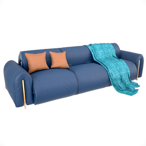 Sofa Colle 3d model Download Maxve