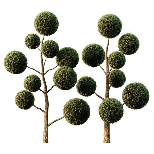 Spherical tree04 3d model Download Maxve