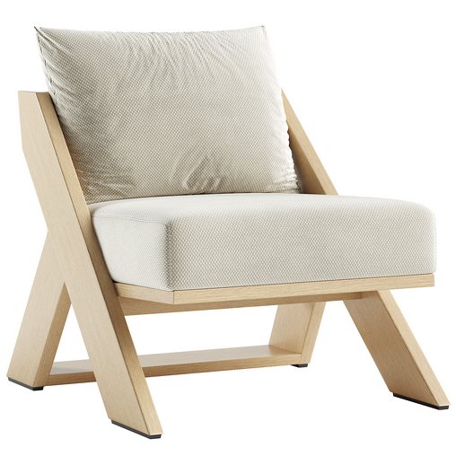 Hagen Outdoor Chair 3d model Download Maxve