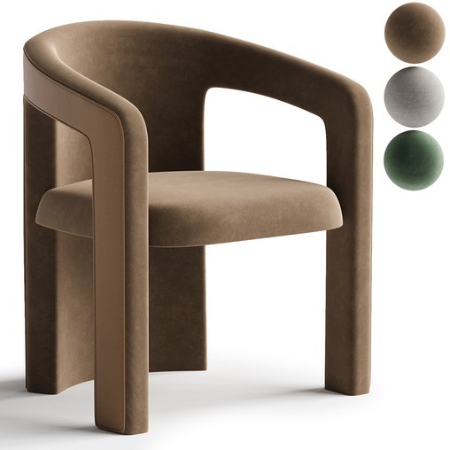 Chair Holt Konyshev 3d model Download Maxve