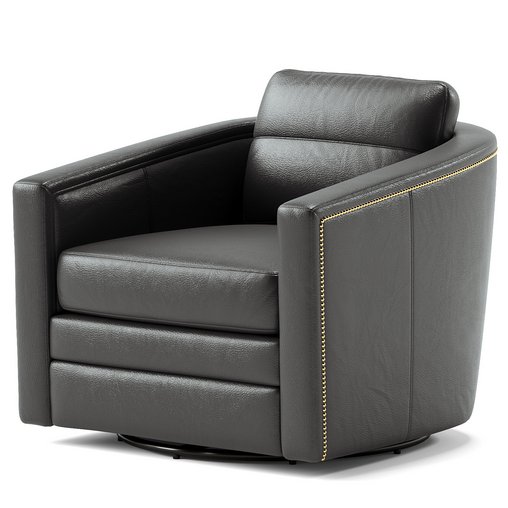 Olivar Swivel Barrel Chair 3d model Download Maxve