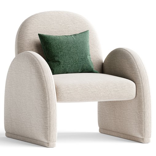 Nicola Chair 3d model Download Maxve
