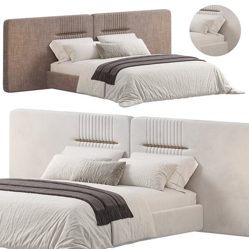 LOREN Bed by Casa Magna 3d model Download Maxve