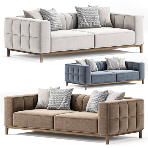 Holland Sofa By Cazarina 3d model Download Maxve