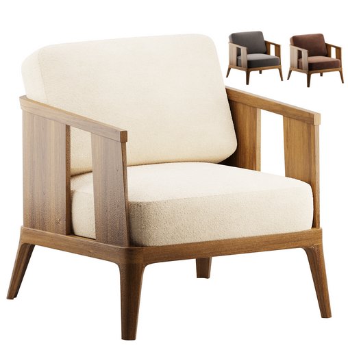 Malibu Lounge Chair 3d model Download Maxve