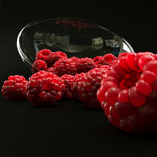 Raspberries 02 3d model Download Maxve