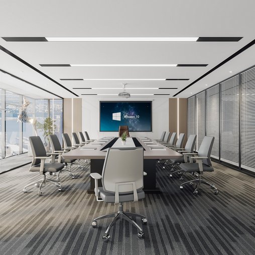 Meeting room 3d model Download Maxve