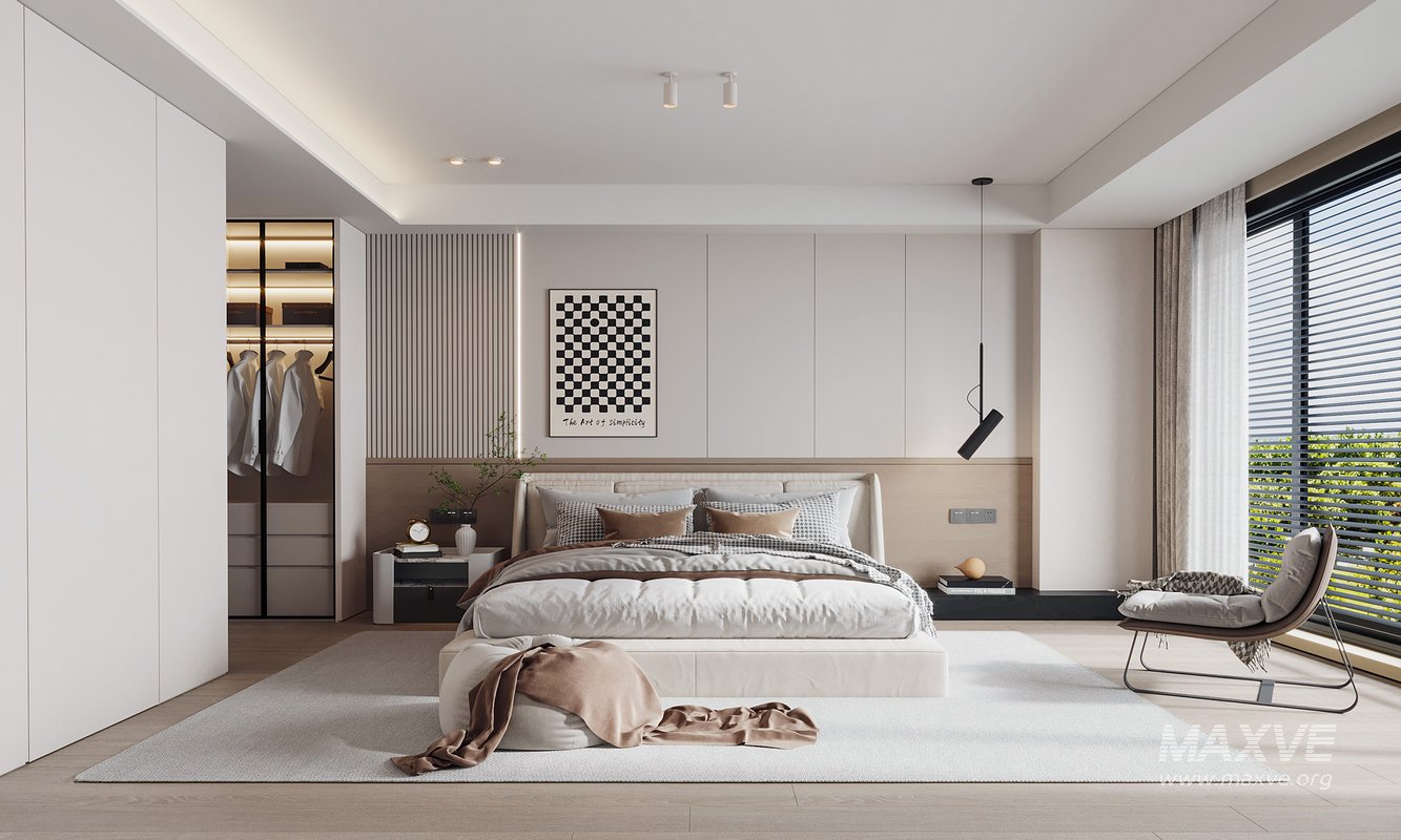 Modern bedroom