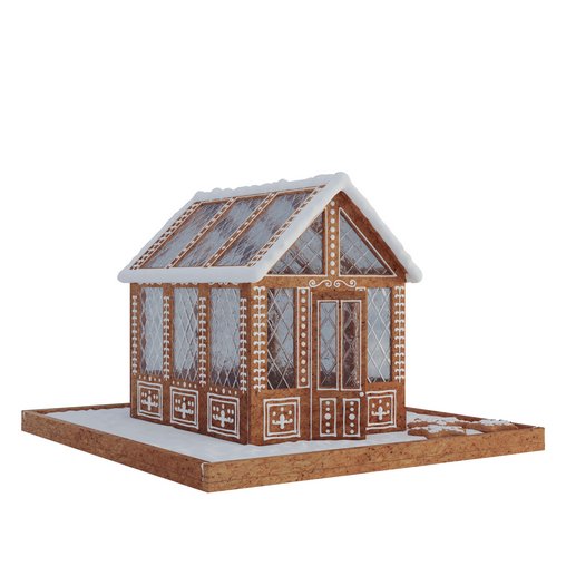 Gingerbread Greenhouse 3d model Download Maxve
