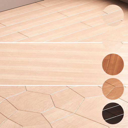 Oak Floor 3d model Download Maxve