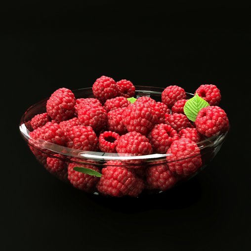 Raspberries 3d model Download Maxve