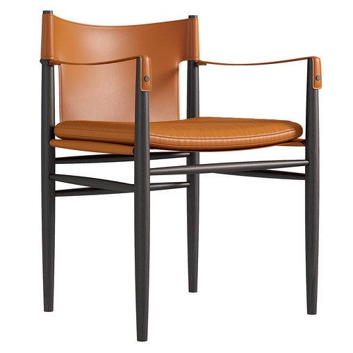 Trussardi Casa Saddle Chair 3d model Download Maxve