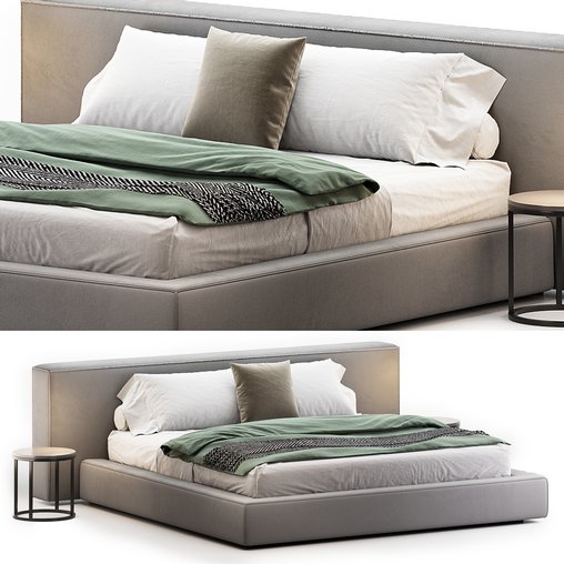 Eldridge bed by Maiden home 3d model Download Maxve