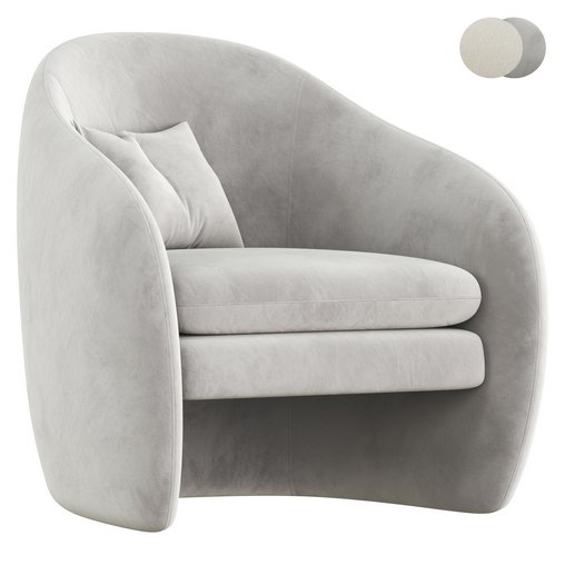 PAVIA OUNGE armchair 3d model Download Maxve