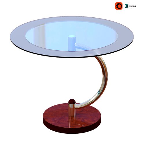 Coffee table Duet 13 3d model Download Maxve