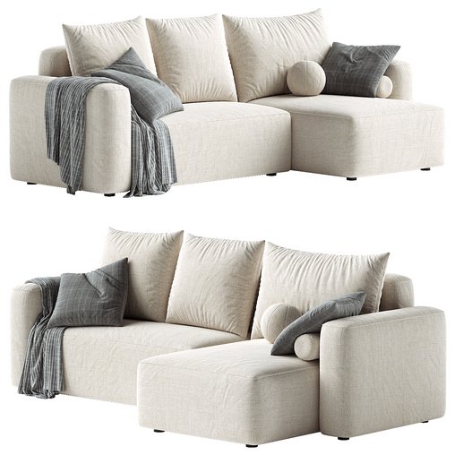 Dream corner sofa 3d model Download Maxve