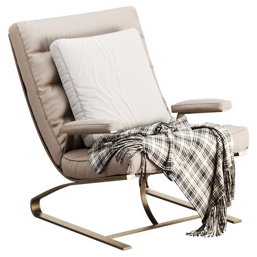 Novel armchair 3d model Download Maxve