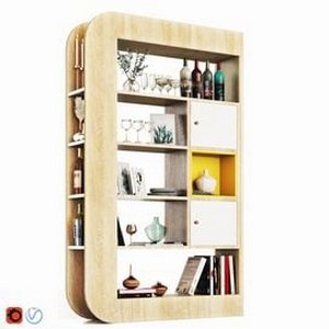 Decorative Shelves-Minh Tri 3d model Download Maxve