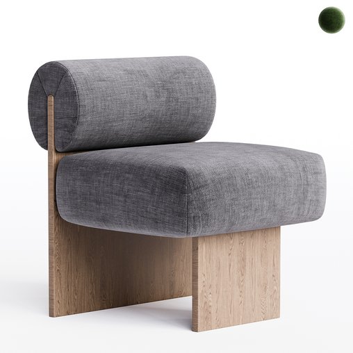 L'Art De Vivre Lounge Chair 3d model Download Maxve