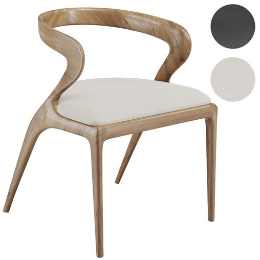 Salma Dinnig Chair 3d model Download Maxve