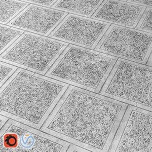paving exposed 3d model Download Maxve