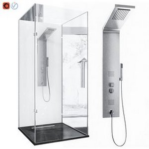 shower cabin 3d model Download Maxve