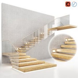 Staircase 3d model Download Maxve