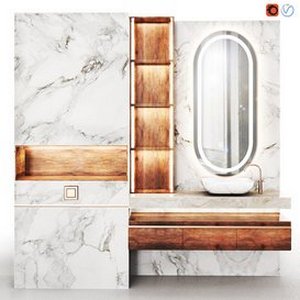 Bathroom Furniture02 3d model Download Maxve