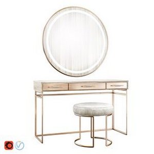 Dressing table 3d model Download Maxve