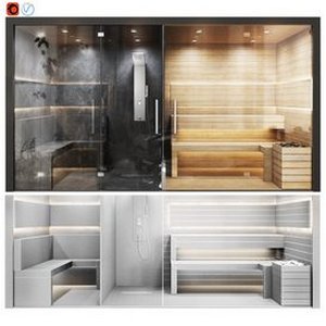 Sauna 3d model Download Maxve
