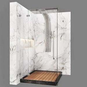 shower cabin02 3d model Download Maxve