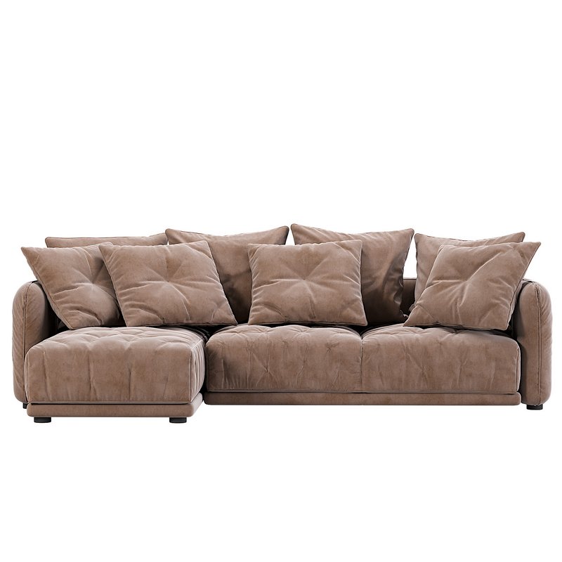 Corner sofa MariOlli Hayley left folding