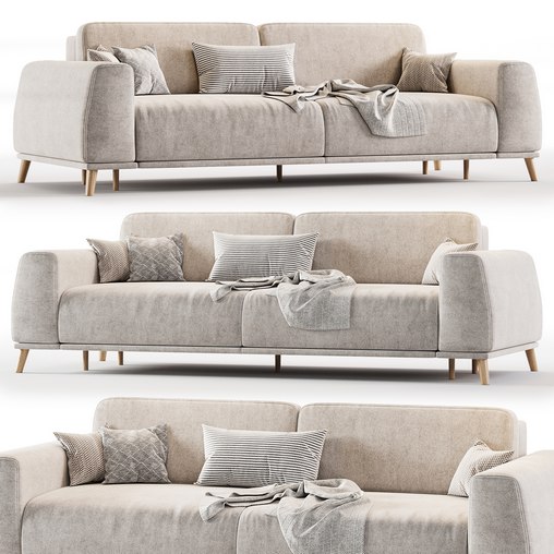 Lawrence sofa 3d model Download Maxve