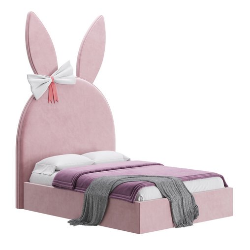 Bunny kids bed 3d model Download Maxve