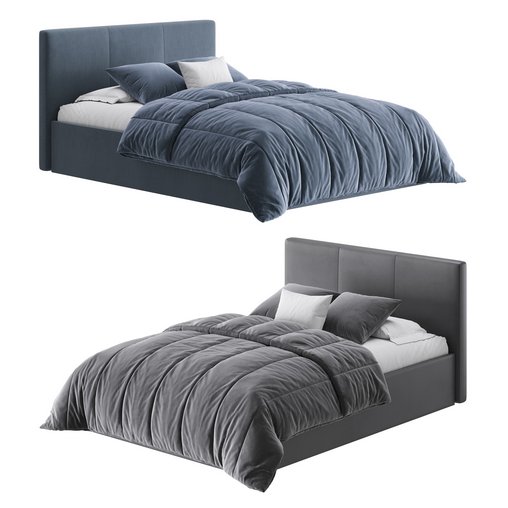 Yardley Upholstered Ottoman Bed Frame 3d model Download Maxve