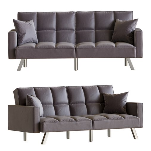 Legend Vansen Sofa Bed in Gray 3d model Download Maxve
