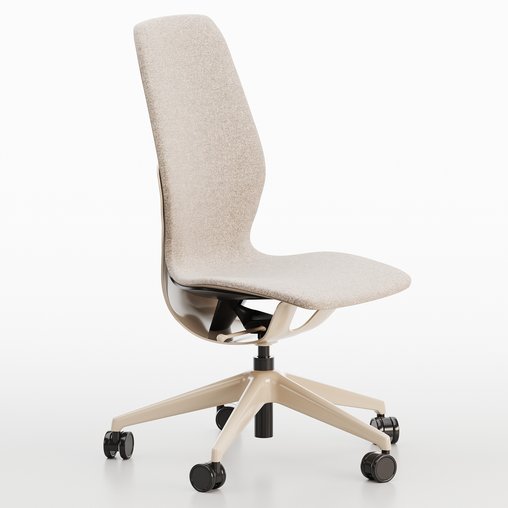 SILQ ARMLESS CHAIR 3d model Download Maxve