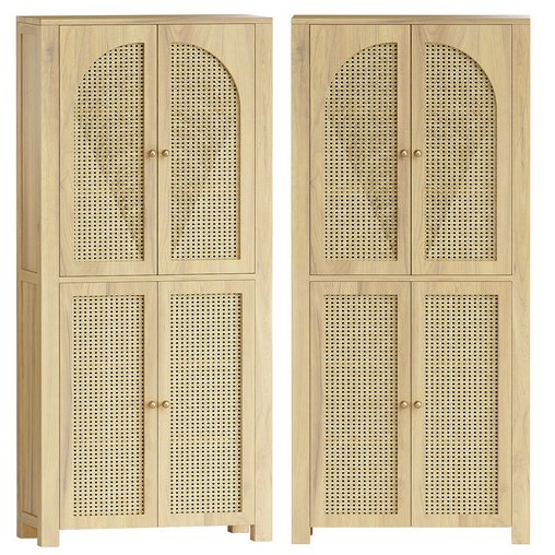 Cane Arches Tall Cabinet 3d model Download Maxve