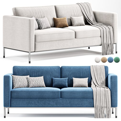Larson Sofa By Felis 3d model Download Maxve