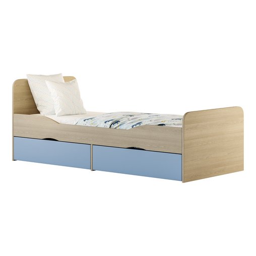 Bed for teenagers Furniture Formula Delta 3d model Download Maxve