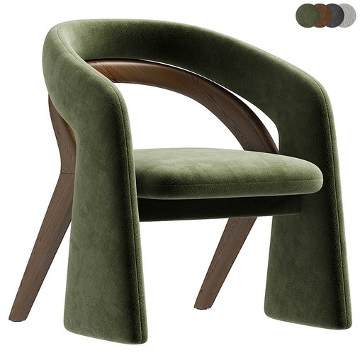 Olga-Dining-Chair-2017-2024.1.9 3d model Download Maxve