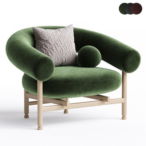 armchair 30 3d model Download Maxve