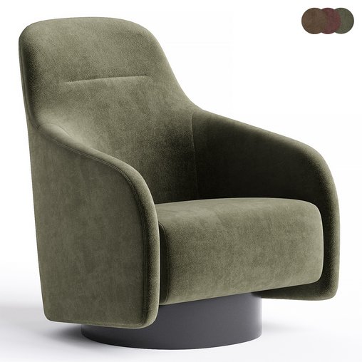 BOEMIA II armchair 3d model Download Maxve