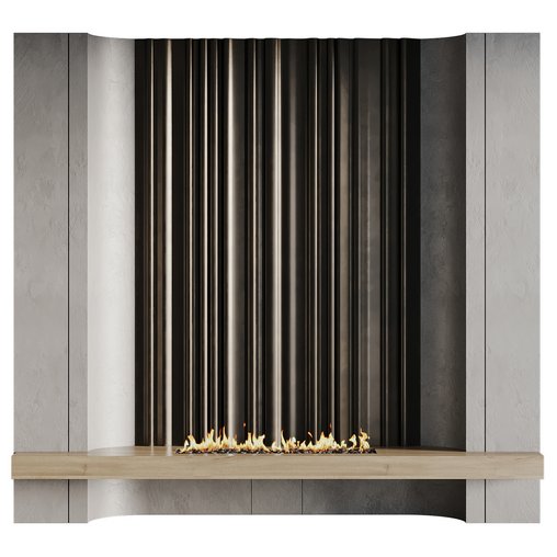 Fireplace 28 3d model Download Maxve