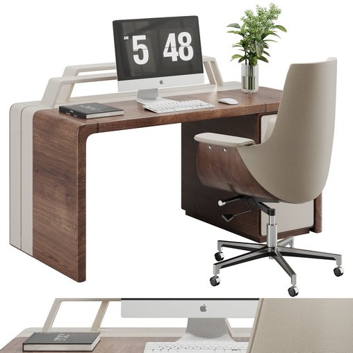 Office Set7 3d model Download Maxve