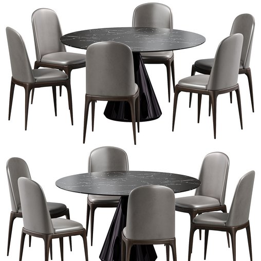 KAITO DINING TABLE 3d model Download Maxve