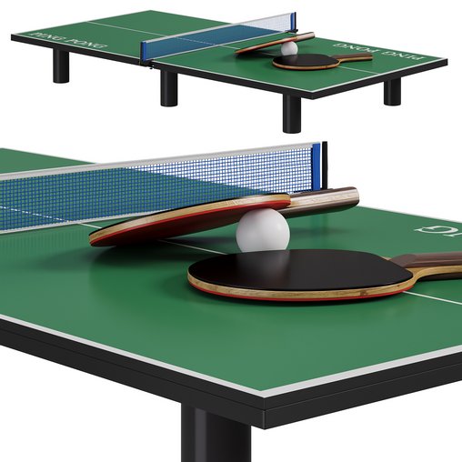 Mini table tennis by Pingpong73 3d model Download Maxve