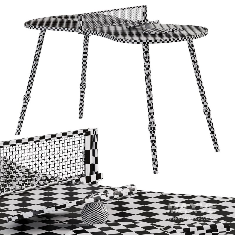 Mini Table Tennis By Epicentrk 3d Model Download Maxve