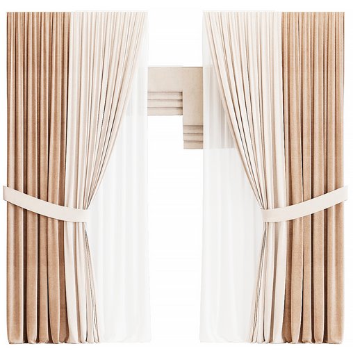 curtain07 3d model Download Maxve