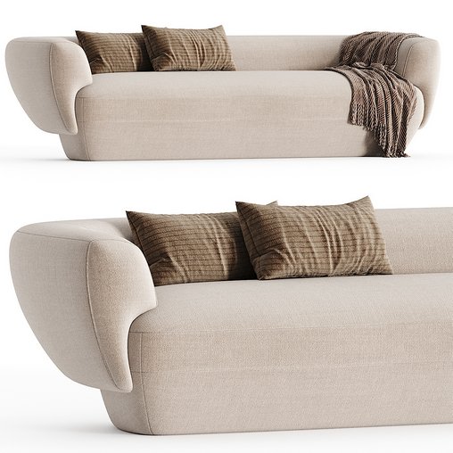 360 CONFIDENT Sofa By Vibieffe 3d model Download Maxve